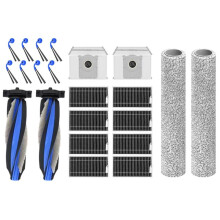 Zubehör für T90 PRO Staubsauger, Inklusive Hauptwalzenbürste, Seitenbürste, Filterwalze, Wischmopp und Staubbeutel (22 Stück)
