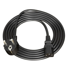 EU-Stecker C13-Netzteilkabel, 1,5 M Verlängerungskabel für PC, Computer, Monitor, Drucker, für für PS4, Projektor, Netzteilanschluss