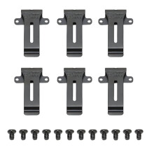 6 Pack Radio Walkie Talkie Belt Clips , Replacement Radio Belt Clips for TK208 TK308 TH-22AT TH-42AT BF5118