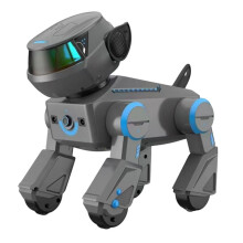 Cane Robot Intelligente con Intelligenza Artificiale Telecomando Touch A Gesti Altoparlante Canzoni Programmabili Luci Fantastiche