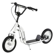 Xootz Kids BMX Scooter, for Beginner and Intermediate Riders, white