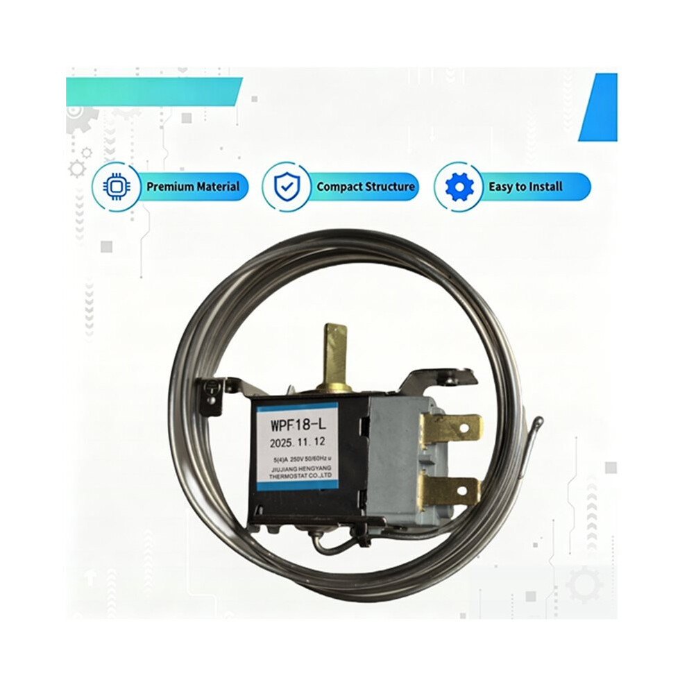 Wpf18-L Refrigerator Thermostat Household Metal Temperature Controller Adjustable Fridge Temp Control For Home 6031581631189