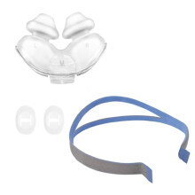 Kit de Substituição para Usuários de CPAP, Kit de Almofadas Nasais Tamanho M para AirFit P10
