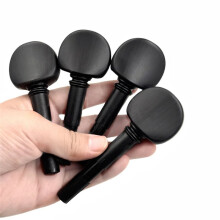 Lot de 4 Chevilles de Violon Mécaniques, Chevilles de Réglage Fin à Tête en Volute, Accessoires pour Accordeurs de Cordes de Violon