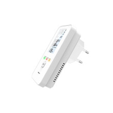 4-in-1 Carbon Monoxide Gas Leak Monitor 0-999ppm Detection Anti-Poisoning Explosion Protection Alarm Detector EU PLUG B