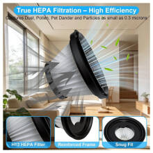 8-Pack HEPA Filter Compatible for Duck Cordless Vacuum Cleaner , Washable and Reusable Replacement Filter for Duck Vac