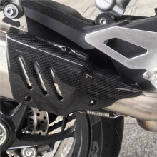 For Zhang Xue 500RR Modified Real Carbon Fiber Exhaust Pipe Anti-Scalding Cover for ZX MOTO