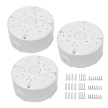 3 Pack Universal Security Camera Junction Box Mount Bracket Outdoor Waterproof Wall Ceiling Mount
