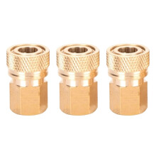 Thread Copper Quick Connect Couplings Fittings Quick Disconnect Release Air Refilling Adapter M10 Coupler Sockets