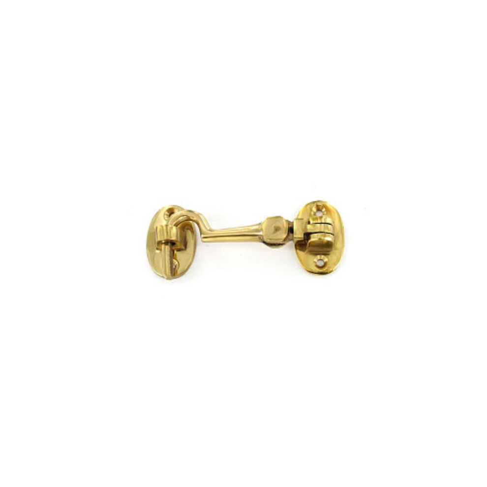 (150Mm, Brass) Securit Brass Cabin Hook Silent Type 5059444068850