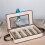 Flatware Storage Case - 5 Compartment Silverware Storage Container Box with Removable Lid and Easy to Carry Handles 4
