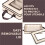 Flatware Storage Case - 5 Compartment Silverware Storage Container Box with Removable Lid and Easy to Carry Handles 5