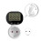 Power Meter Digital Wattmeter Electric Meter,Voltmeter  Cost Meter Socket 45Rotatin EU Plug 5