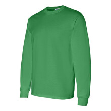 (S, Red) Gildan Heavy Cotton Long Sleeve T-Shirt