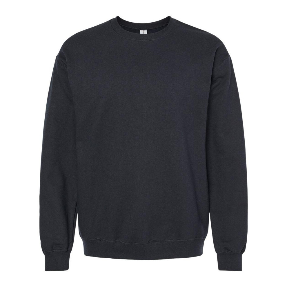 Gildan (S, Black) Softstyle Crewneck Sweatshirt