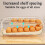 Egg Rack 2-Layer Automatic Rolling Storage Box, Made of PP Material, Stable Rolling Egg Box for Household Kitchen Use 5