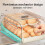 Egg Rack 2-Layer Automatic Rolling Storage Box, Made of PP Material, Stable Rolling Egg Box for Household Kitchen Use 6