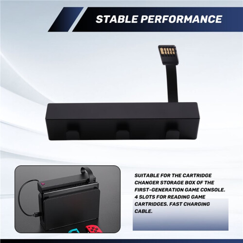 4-Port Game Card Switcher for   Game Card Reader Wireless Switching Storage Expander for  Accessory 2