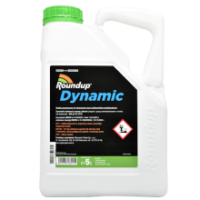 Roundup Dynamic Rasen 5L Herbizid-Konzentrat total stark Glyp Unkraut – stark für Rasen, Gärten und Einfahrten