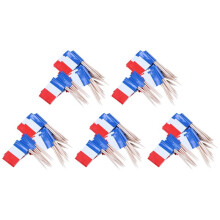 Lot of 250 Pcs Wooden Toothpick with Flag for Decor of Party Fruit Pastry - France (, White, Red)