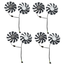 4 Pair Card Fan 85mm Ha9010H12F-Z 4Pin Cooler Fan for Msi Gtx 1060 Oc 6G Gtx 960 P106-100 P106 Gtx1060 Gtx960