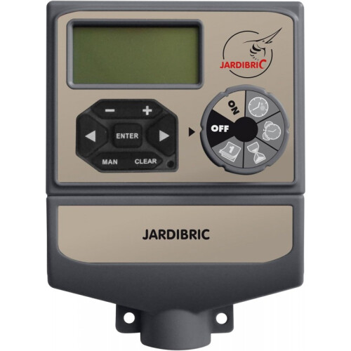 Jardibric - 9V 6-way irrigation programmer - 2 independent multi-area solenoid valve programs
