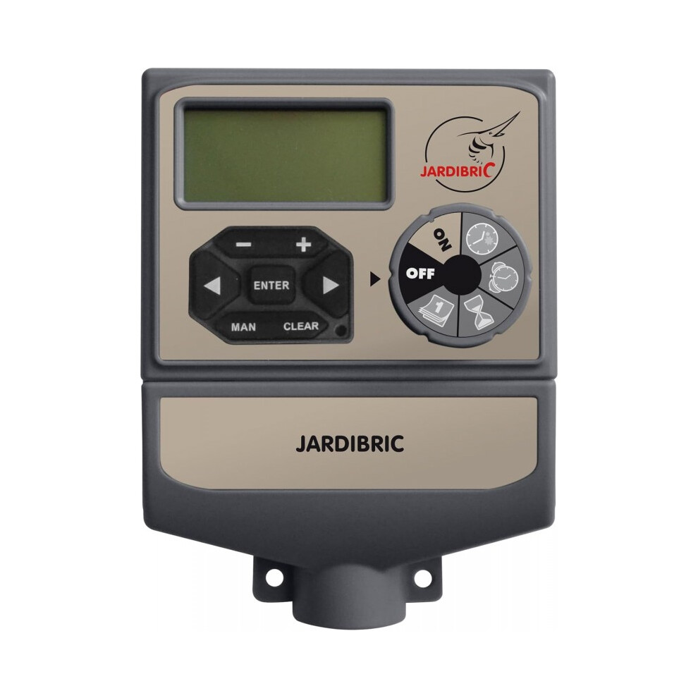 Jardibric - 9V 6-Way Irrigation Programmer - 2 Independent Multi-Area Solenoid Valve Programs 3283460101020