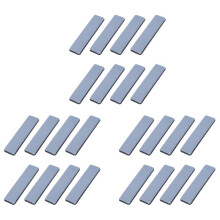 24Pc ŚLizgacze do Mebli ProstokąTne Suwaki do Mebli 25mm X 100mm Samoprzylepne Meble Ruchome Suwaki do Ochraniacza PodłOgi
