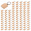 180Pcs Blank Square Wooden Keychain DIY Key Tag Gift 1