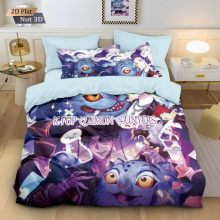 (Super King 260*220cm) Duvet Cover For Kpop Demon Hunters Series Printed Bedding Cartoon Pillowcase