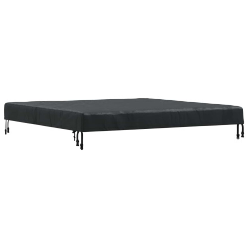 VidaXL vidaXL Table Cover Plain Black 142 x 142 x 15 cm Fabric 1