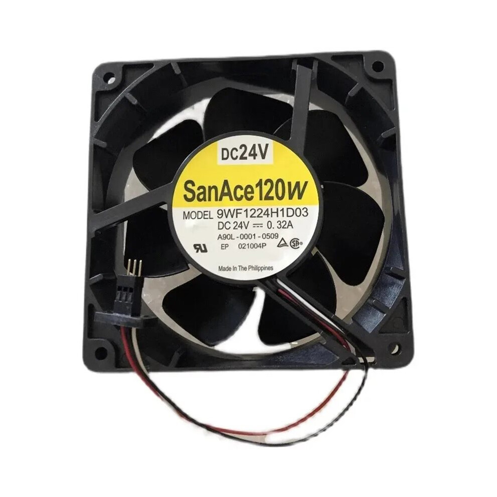 Cpu Cooler Fan For A90l-0001-0509 9Wf1224h1d03 24V 0.32A For Fanuc Cooling Fan 12038 120X120x38mm 4711072738857