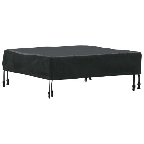 VidaXL vidaXL Table Cover Plain Black 72 x 72 x 15 cm Fabric 1