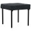 VidaXL vidaXL Table Cover Plain Black 72 x 72 x 15 cm Fabric 3