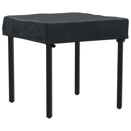 VidaXL vidaXL Table Cover Plain Black 72 x 72 x 15 cm Fabric 2