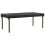 VidaXL vidaXL Table Cover Plain Black 202 x 92 x 15 cm Fabric 3