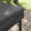 VidaXL vidaXL Table Cover Plain Black 72 x 72 x 15 cm Fabric 4