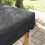 VidaXL vidaXL Table Cover Plain Black 202 x 92 x 15 cm Fabric 4