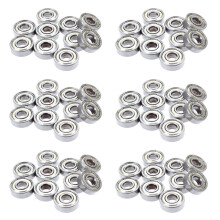 60 Pcs. Bearings Miniature Deep Bearings 608 ZZ 8 x 22 x 7mm Bearing Steel
