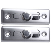 2X Steel Door Exit Release Push Button Home  Part of Access Control M1L3