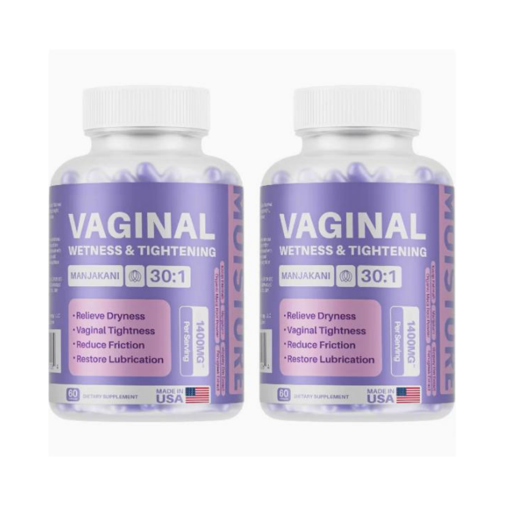 (2Pcs) Womenâs Intimate Wellness Supplement, 1400mg Kacip Fatimah Formula, 60 Capsules