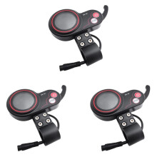 3X QS-S4 48 V-60 V Przepustnica Kciuk Wyświetlacz LCD Miernik dla Zero 8 9 10 8X 10X Skuter Elektryczny 6PIN Akcesoria do Wyświetlaczy
