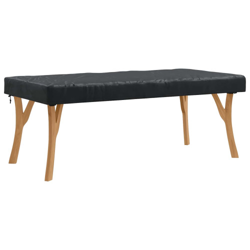 VidaXL vidaXL Table Cover Plain Black 102 x 182 x 15 cm Fabric 2