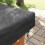 VidaXL vidaXL Table Cover Plain Black 102 x 182 x 15 cm Fabric 4