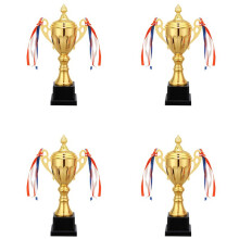 4X 11-Calowy Złoty Puchar Trofeum na Zawody Sportowe Zwycięzca Piłki Nożnej Nagrody Drużynowe i Przysługi Imprez Konkursowych