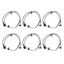 6 St PCIe 6 Stift 1 Till 3 IDE StröMföRsöRjningskabel ModuläR PSU 4 Stift Kringutrustning för AXi Series AX1500I AX1200I