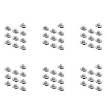 Twist Lock Common Sense Fastener, Metalowe Guziki Obrotowe do ŁOdzi, ŻAglóWek, KamperóW, PontonóW i Przyczep Kempingowych (60 Szt.)