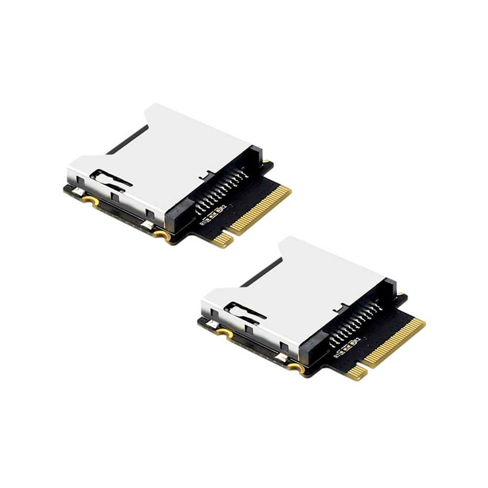 2Pcs Nvme M-Key M.2 Pcie 4.0 3.0 To Cfexpress Type-A High Speed Ssd Expansion Board Adapter For Pc Ultrabook Card Reader 6033970335005