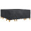 VidaXL vidaXL Möbelbezug Uni Schwarz 210 x 200 x 70 cm 600D 3