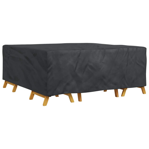 VidaXL vidaXL Möbelbezug Uni Schwarz 210 x 200 x 70 cm 600D 2